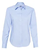 Van Heusen 13V5053 Women's Cotton/Poly Solid Point Blue