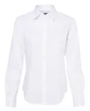 Van Heusen 13V5053 Women's Cotton/Poly Solid Point White