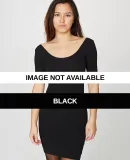 RSA8340 American Apparel Cotton Spandex Jersey Dou Black