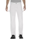 Dickies 2053 Unisex Painter's Double Knee Utility  WHITE _46