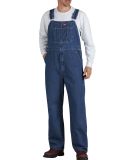 Dickies 8396SN Unisex Stonewashed Indigo Denim Bib SW IND BLUE _42