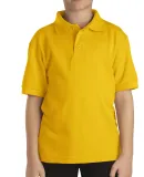 Dickies KS4552 Boy's Short-Sleeve Performance Polo GOLD