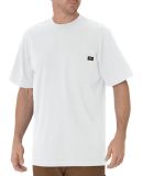 Dickies WS436T Men's Tall Short-Sleeve Pocket T-Sh WHITE