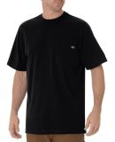 Dickies WS436T Men's Tall Short-Sleeve Pocket T-Sh BLACK