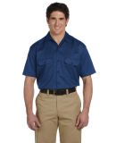 Dickies 1574T Unisex Tall Short-Sleeve Work Shirt NAVY