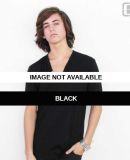 2471 American Apparel Mens Fine Jersey Short Sleev Black