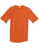 Augusta Sportswear 580 Two Button Baseball Jersey in Orange