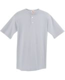 Augusta Sportswear 580 Two Button Baseball Jersey in Ash