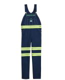 Dickies 18T007 Unisex Liberty Bib with Hi-Vis Tape DB YELLOW _66