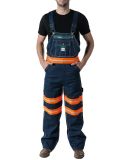 Dickies 18T007 Unisex Liberty Bib with Hi-Vis Tape DB ORANGE _34