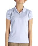 Dickies KS3952 Girl's  Short-Sleeve Pique Polo LIGHT BLUE