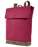 Authentic Pigment AP1922 Canvas Rucksack in Chili/ brown
