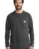 CARHARTT 100393 Carhartt Force  Cotton Delmont Lon Carbon Heather