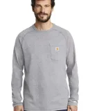 CARHARTT 100393 Carhartt Force  Cotton Delmont Lon Heather Grey