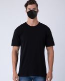 Cotton Heritage U0900 2 Layer Cotton Face Mask BLACK