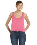 Bella + Canvas 8880 Women’s Flowy Boxy Tank in Neon pink