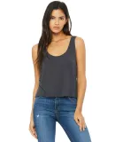 Bella + Canvas 8880 Women’s Flowy Boxy Tank in Dark grey