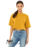 Bella + Canvas 6482 Fast Fashion Women's Jersey Cr in Mustard