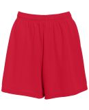 Augusta Sportswear 960 Ladies Wicking Mesh Short  in Red