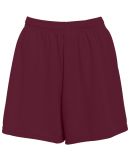 Augusta Sportswear 960 Ladies Wicking Mesh Short  in Maroon