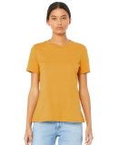 Bella + Canvas 6400 Womens Relaxed Short Cotton Je in Mustard