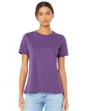 Bella + Canvas 6400 Womens Relaxed Short Cotton Je in Royal purple
