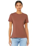 Bella + Canvas 6400 Womens Relaxed Short Cotton Je in Terracotta