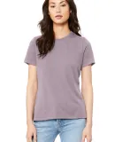 Bella + Canvas 6400 Womens Relaxed Short Cotton Je in Orchid