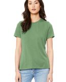 Bella + Canvas 6400 Womens Relaxed Short Cotton Je in Leaf