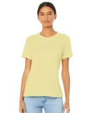 Bella + Canvas 6400CVC Womens relaxed short sleeve in Hth frnch vanlla