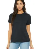 Bella + Canvas 6400CVC Womens relaxed short sleeve in Dark gry heather