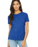 Bella + Canvas 6400CVC Womens relaxed short sleeve in Heather true roy