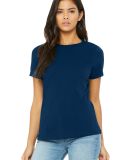 Bella + Canvas 6413 Women’s Relaxed Fit Triblend in Solid navy triblend