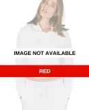 4150 Womens Crop Hoodie RED