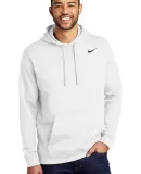 Nike CJ1611  Club Fleece Pullover Hoodie White