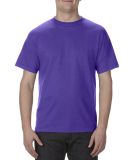 Alstyle 1301 Heavyweight Plain T Shirt by American in Purple