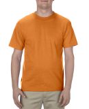 Alstyle 1301 Heavyweight Plain T Shirt by American in Orange