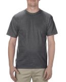 Alstyle 1301 Heavyweight Plain T Shirt by American in Heather charcoal