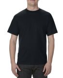 Alstyle 1301 Heavyweight Plain T Shirt by American in Black