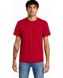 Alstyle 1301 Heavyweight Plain T Shirt by American in Cardinal