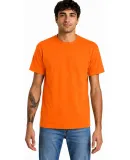 Alstyle 1301 Heavyweight Plain T Shirt by American in Orange