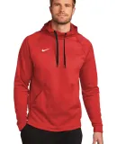 Nike CN9473  Therma-FIT Pullover Fleece Hoodie Tm Scarlet