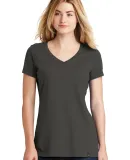 New Era LNEA101     Ladies Heritage Blend V-Neck T Graphite