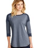 New Era LNEA104     Ladies Heritage Blend 3/4-Slee Tr Ny/Tr Ny Tw