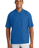New Era NEA600     Cage Short Sleeve 1/4-Zip Jacke Royal