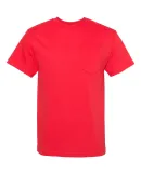 Alstyle 1305 Adult Pocket Tee Red