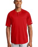 New Era NEA221     Diamond Era 2-Button Jersey Scarlet