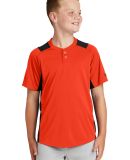 New Era YNEA221     Youth Diamond Era 2-Button Jer Deep Orange/Bk