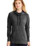 New Era LNEA510     Ladies Tri-Blend Fleece Pullov Black Heather