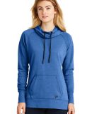 New Era LNEA510     Ladies Tri-Blend Fleece Pullov Royal Heather